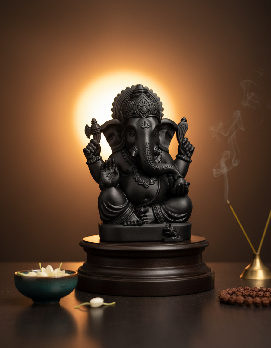Maha Ganapati - 6 inch Lord Ganesha statue