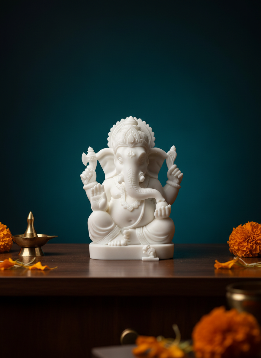 Maha Ganapati - 6 inch Lord Ganesha statue